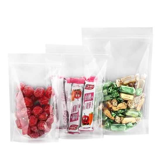 China Alibaba Supplier Frosted Cookies Food Packaging Mylar Smell Proof Zip Lock Bags Plastic Bags For Chocolate Candy