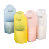 Plastic Drink Carrier Bags For Cups With Handle Perfect For Hanging Drinking Cups For Delivery Take Out Cup Holder Bag