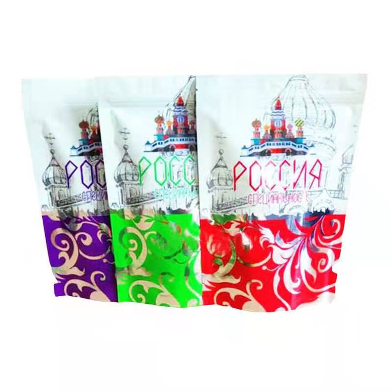 Customized New Design Skittle 400g Mylar Bag Edibles Gummy Bear Candy Plastic Packaging Bag