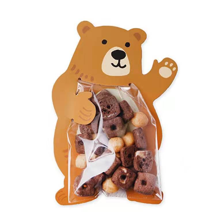 Food Pack Plastic Custom Printed Heat Seal Bag Shaped Bag for Candy